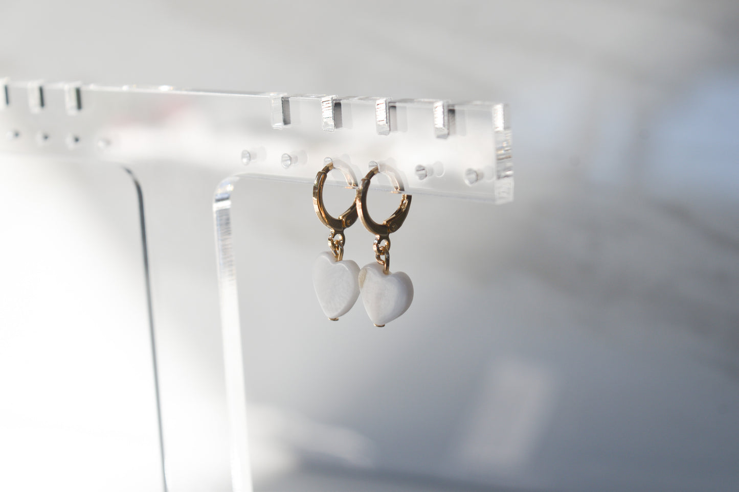 Pearly Hearts Earrings