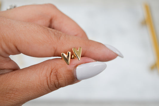 Ali Heart Studs