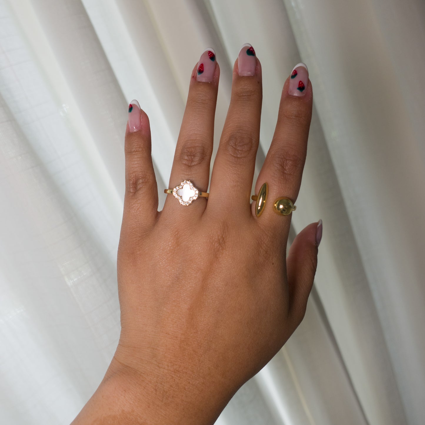 Clover Pearl Ring