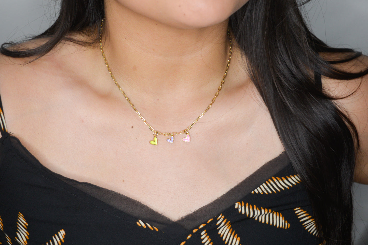 Corazoncito Trio Necklace