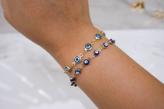 Adjustable Evil Eye Bracelet